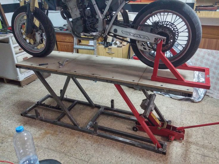 Best ideas about DIY Motorcycle Lift
. Save or Pin ma omestuff Homemade bike lift Metalwork Now.