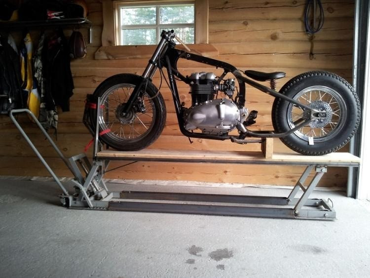 Best ideas about DIY Motorcycle Lift
. Save or Pin Homemade work station Tech Help Race Shop Motocross Now.