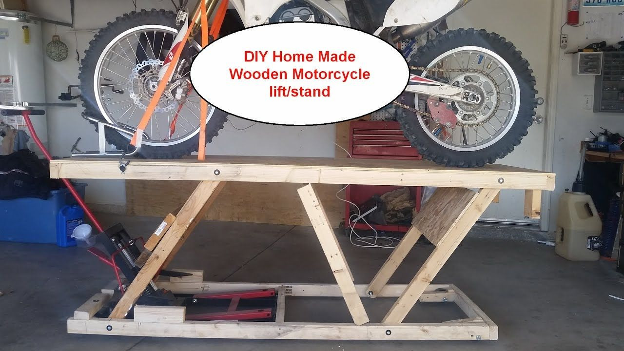 Best ideas about DIY Motorcycle Lift Table Plans
. Save or Pin DIY Home made Wooden Motorcycle lift stand Table under $20 Now.