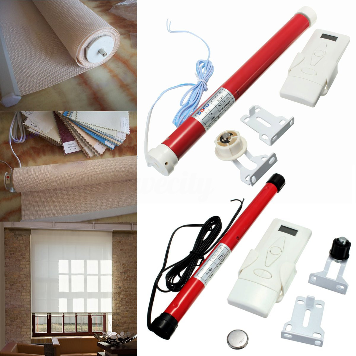 Best ideas about DIY Motorized Blinds Kit
. Save or Pin 2 Size 12V DIY Electric Roller Blind Shade Tubular Motor Now.