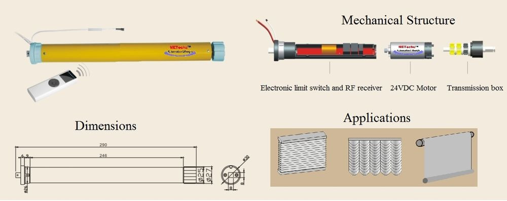 Best ideas about DIY Motorized Blinds Kit
. Save or Pin 12" 39" Remote Controlled Motorized Roller Shade Rod DIY Now.