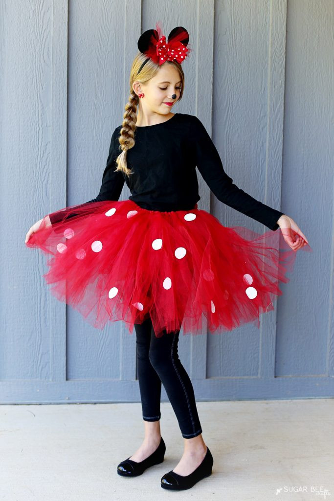 Best ideas about DIY Mouse Costume
. Save or Pin DIY Minnie Mouse Costume yep NO sew Sugar Bee Crafts Now.