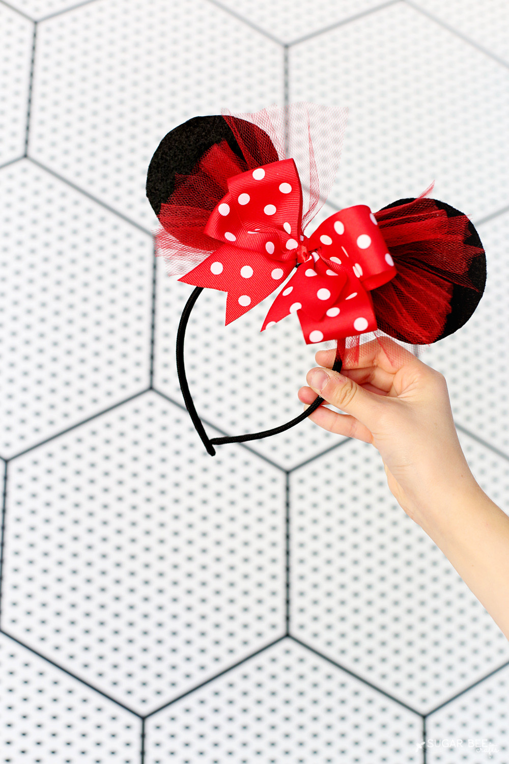 Best ideas about DIY Mouse Ears
. Save or Pin DIY Minnie Mouse Bow Costume Sugar Bee Crafts Now.