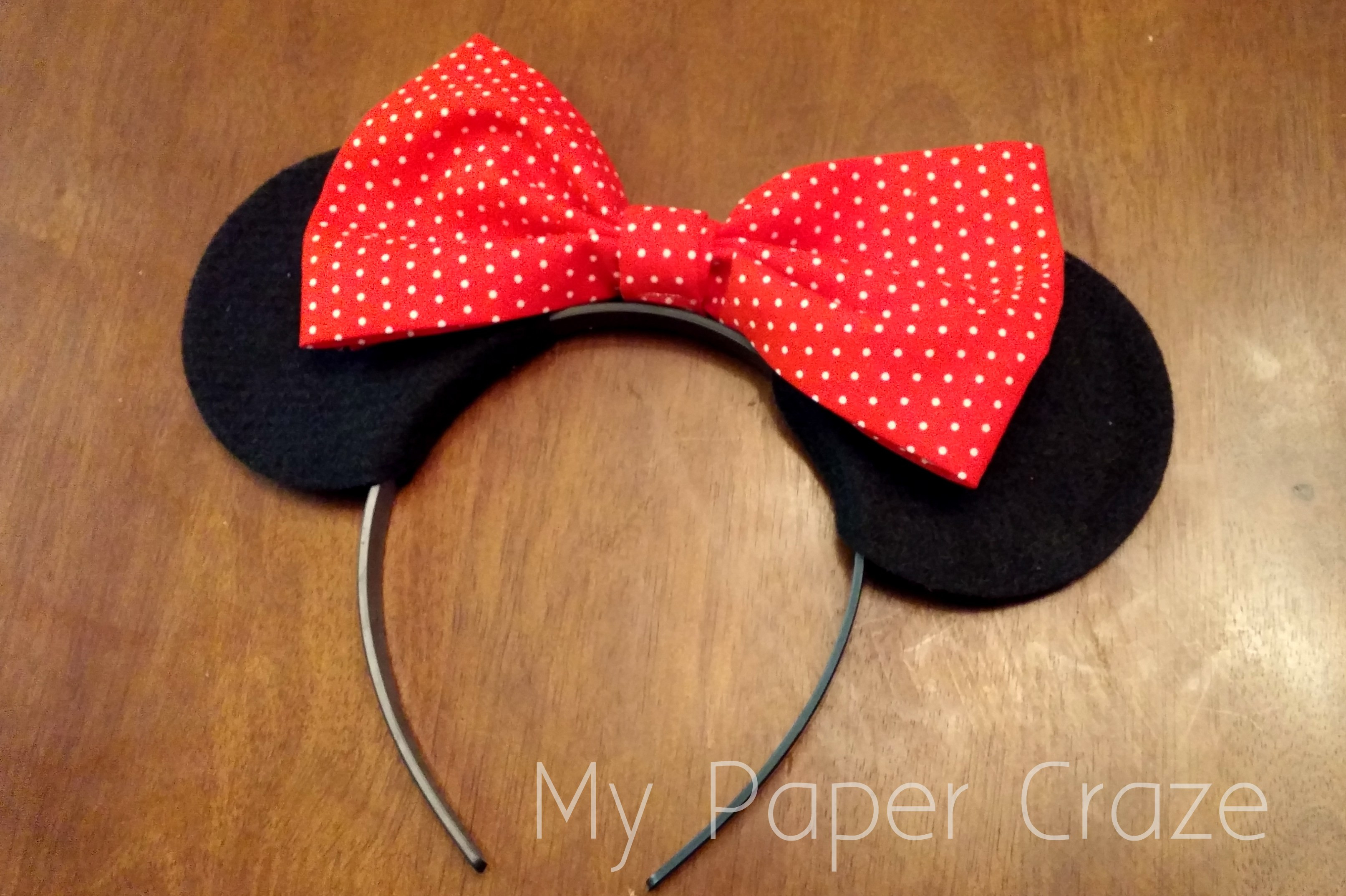 Best ideas about DIY Mouse Ears
. Save or Pin DIY Minnie Mouse Ears Tutorial My Paper Craze Now.