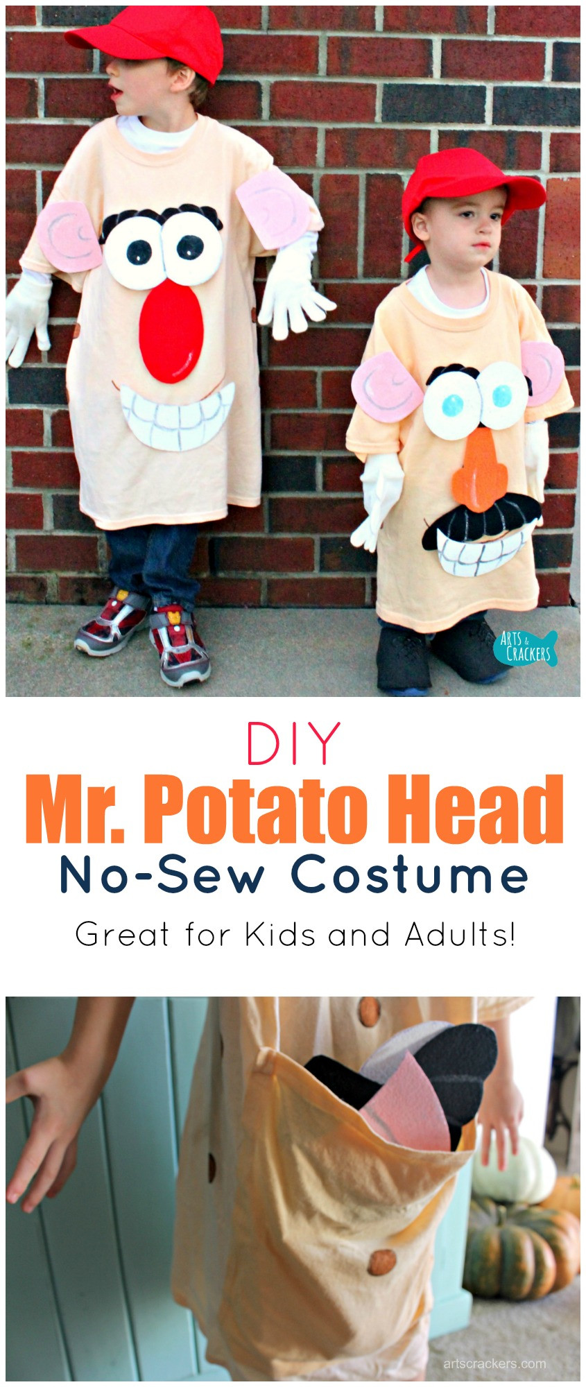 Best ideas about DIY Mr Potato Head Costume
. Save or Pin DIY No Sew Mr Potato Head Costume for Kids and Adults Now.