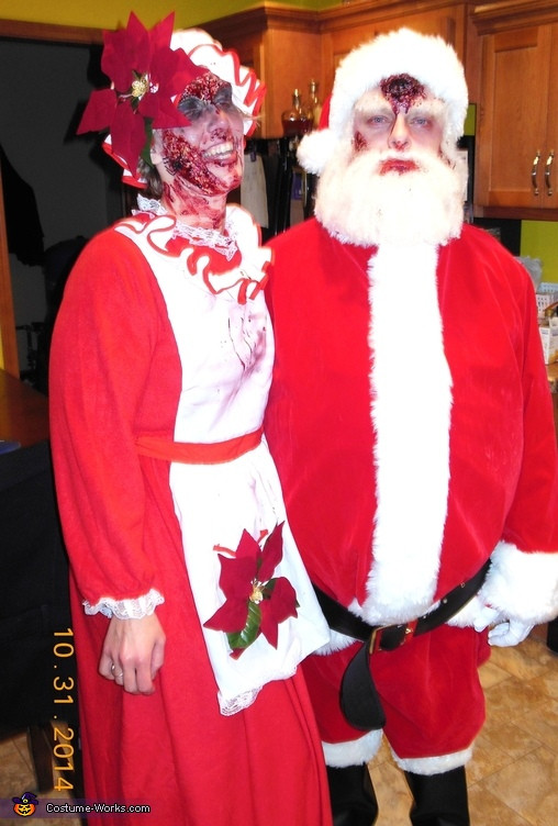Best ideas about DIY Mrs Claus Costume
. Save or Pin Zombie Santa and Mrs Clause Costume Now.