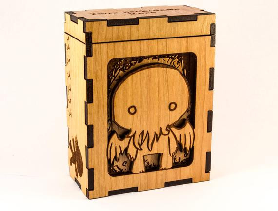 Best ideas about DIY Mtg Deck Box
. Save or Pin Cthulhu Chibi H P Lovecraft Magic the Gathering Deck Box Now.