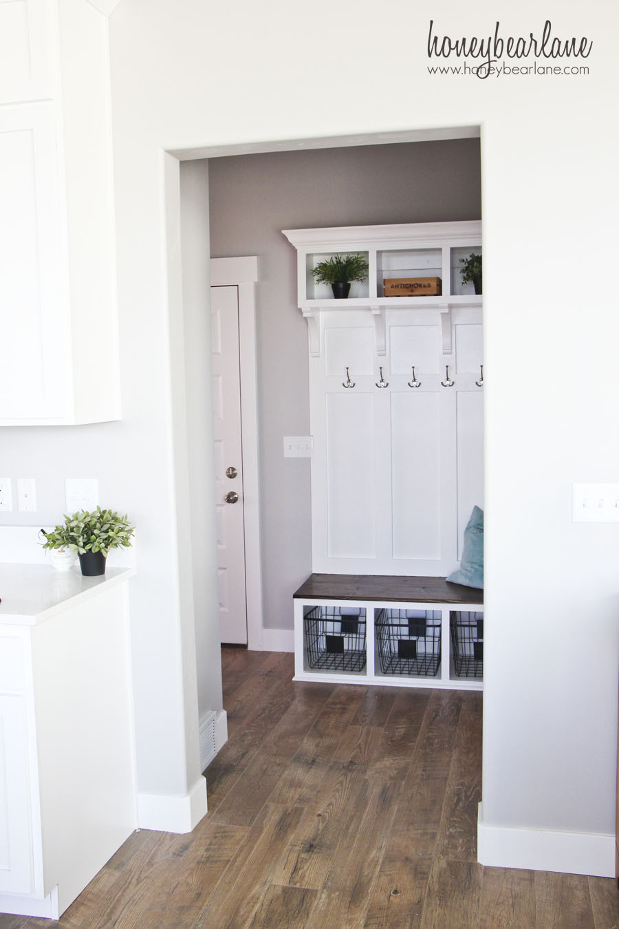 Best ideas about DIY Mud Room
. Save or Pin DIY Mudroom Bench Honeybear Lane Now.