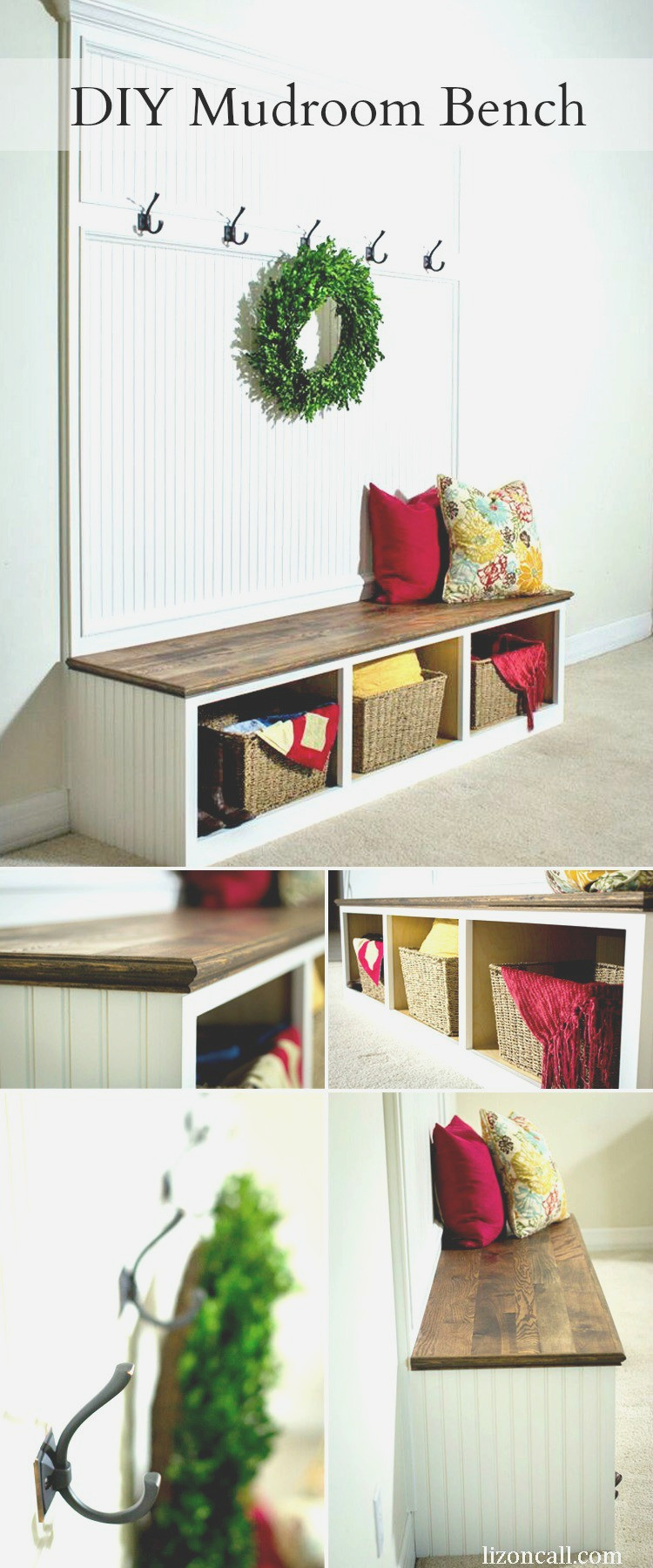 Best ideas about DIY Mudroom Bench
. Save or Pin DIY Mudroom Bench Liz on Call Now.