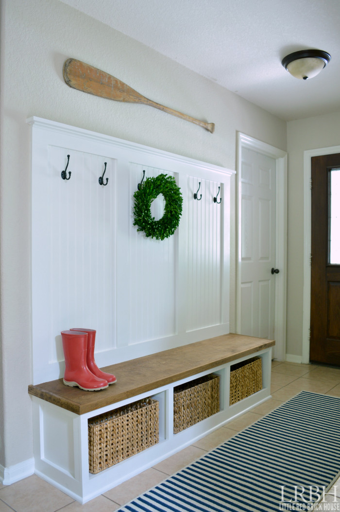 Best ideas about DIY Mudroom Bench
. Save or Pin 15 Fabulous White and Light Projects Just a Girl and Her Now.