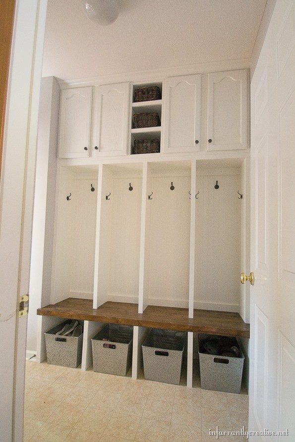 Best ideas about DIY Mudroom Locker
. Save or Pin Mudroom Locker Final Reveal Infarrantly Creative Now.