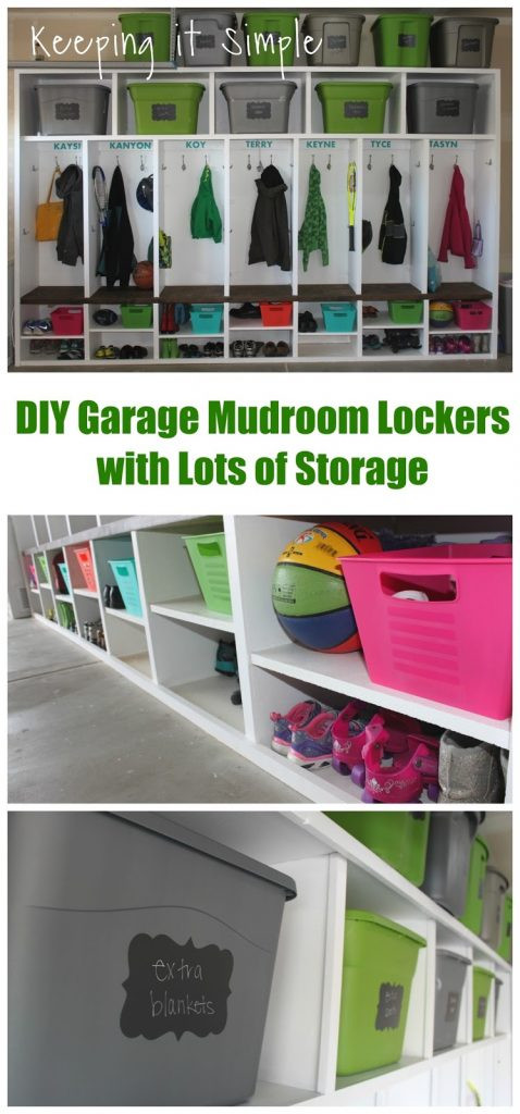 Best ideas about DIY Mudroom Locker
. Save or Pin DIY Garage Mudroom Lockers with Lots of Storage • Keeping Now.