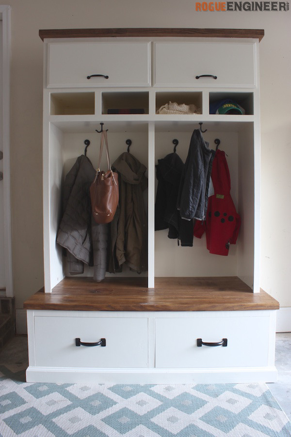 Best ideas about DIY Mudroom Lockers Plans
. Save or Pin Mudroom Lockers with Bench Free DIY Plans  Now.