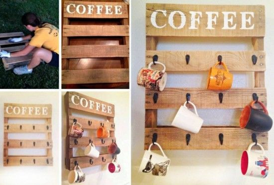 Best ideas about DIY Mug Rack
. Save or Pin DIY Pallet Coffee Mug Holder s and Now.