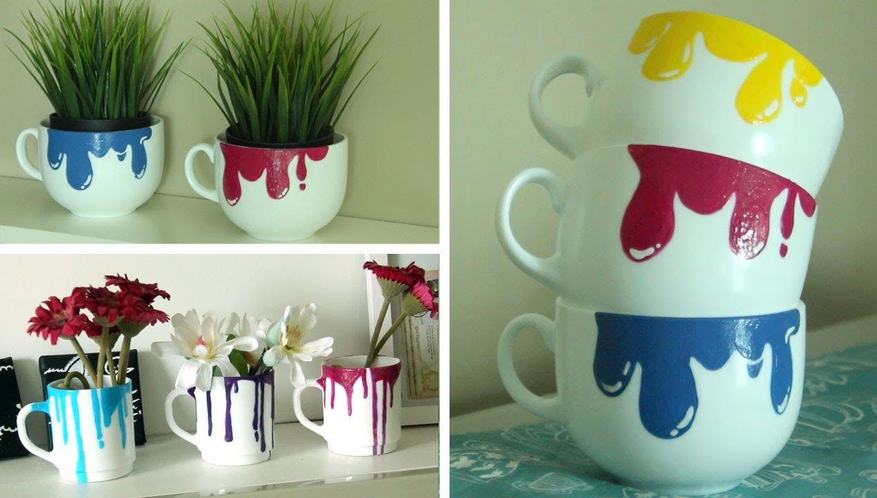 Best ideas about DIY Mugs Paint
. Save or Pin DIY Dripping Paint Mugs Now.