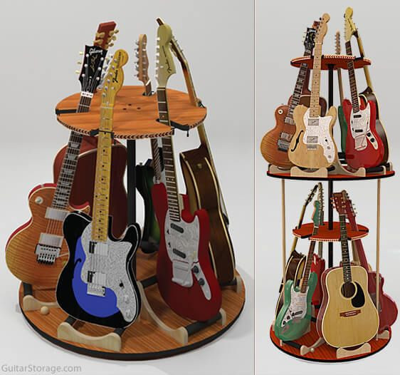 Best ideas about DIY Multiple Guitar Stand
. Save or Pin The Carousel™ Deluxe Rotating Multi Guitar Stand Guitar Now.