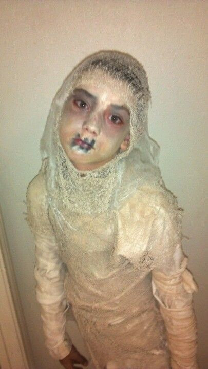 Best ideas about DIY Mummy Costume Gauze
. Save or Pin Mummy costume homemade creepy cloth and gauze old karate Now.