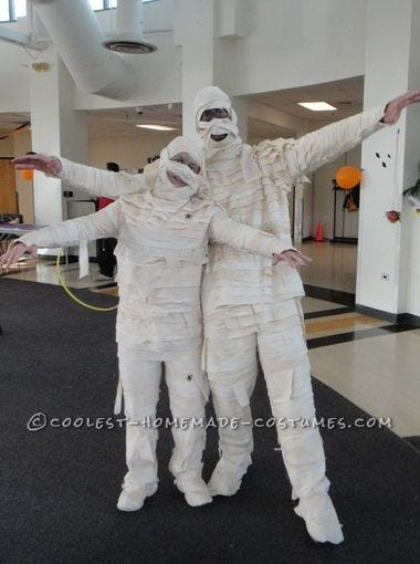 Best ideas about DIY Mummy Costume Gauze
. Save or Pin Halloween Costume Ideas Now.