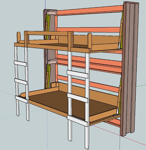 Best ideas about DIY Murphy Bunk Bed
. Save or Pin Murphy Bunk Bed Plans WoodWorking Projects & Plans Now.