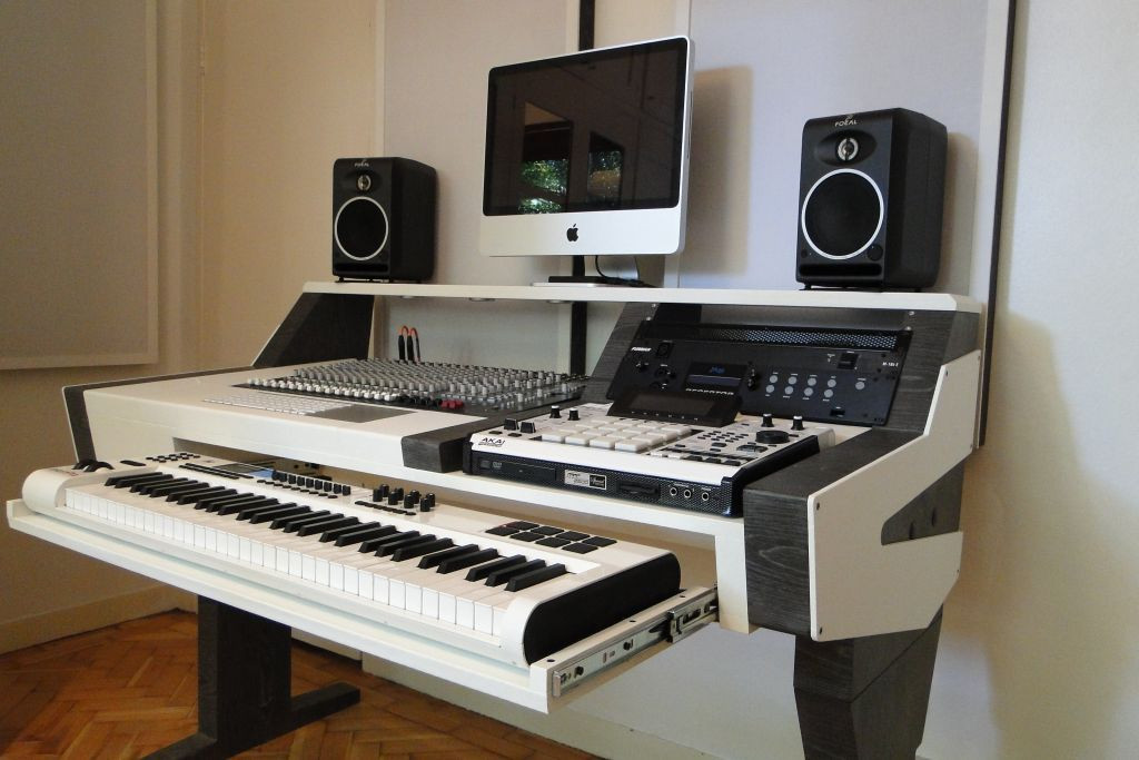 Best ideas about DIY Music Production Desk
. Save or Pin DIY fully custom built Studio Desk B&W Gearslutz Now.