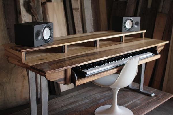 Best ideas about DIY Music Production Desk
. Save or Pin Full Size 88key Studio Desk for Audio Video Music Now.