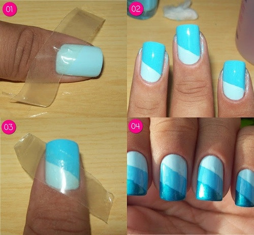 Best ideas about DIY Nail Art
. Save or Pin 32 Amazing DIY Nail Art Ideas Using Scotch Tape Style Now.