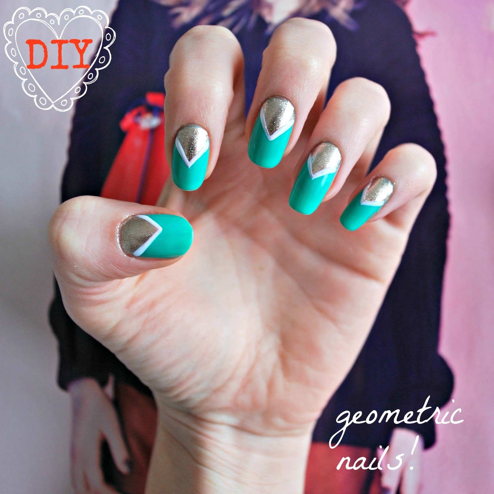 Best ideas about DIY Nail Art
. Save or Pin DIY easy geometric nail art Now.