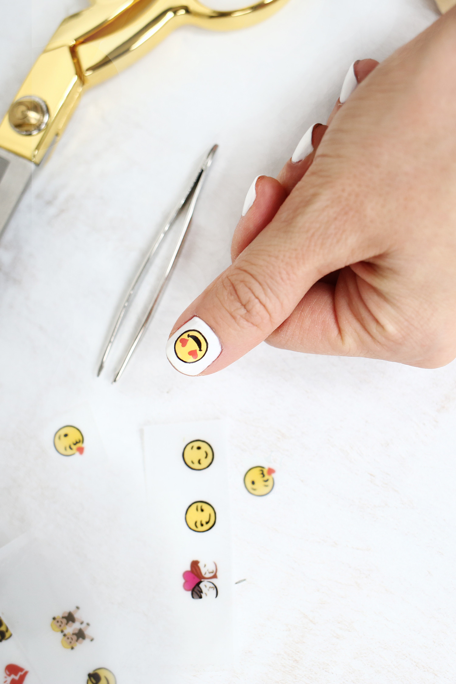 Best ideas about DIY Nail Decals
. Save or Pin Emoji Nail Decal DIY A Beautiful Mess Now.