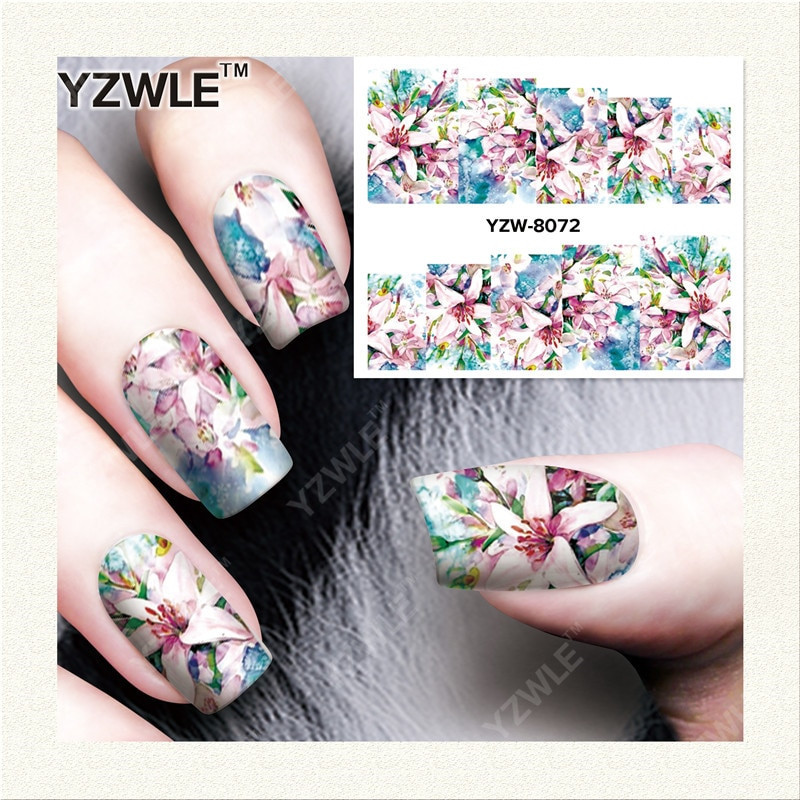 Best ideas about DIY Nail Decals
. Save or Pin YZWLE 1 Sheet DIY Nails Art Decals Water Transfer Printing Now.