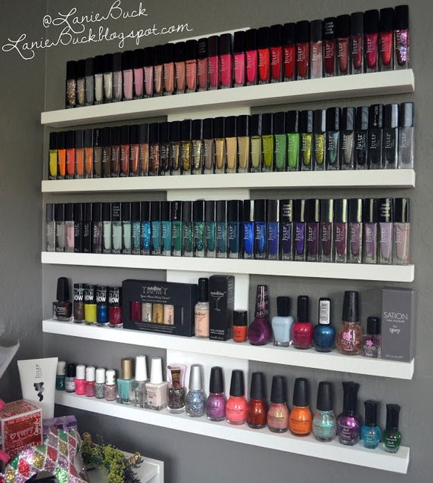 Best ideas about DIY Nail Polish Organizer
. Save or Pin How to Make Your Own Nail Polish Rack DIY Projects Craft Now.