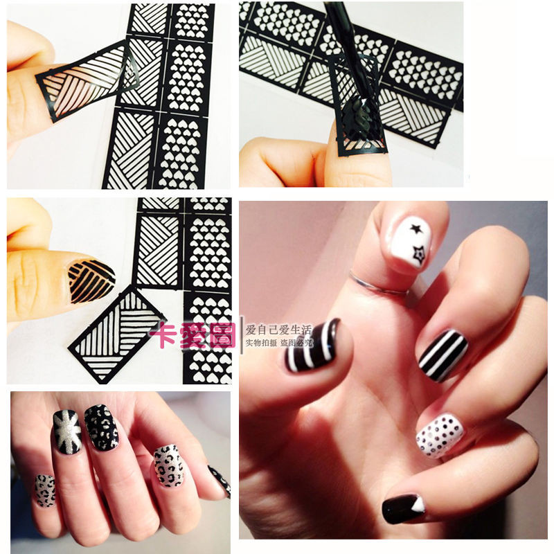 Best ideas about DIY Nail Sticker
. Save or Pin Easy Reusable Stamping Tool DIY Nail Art Template Stickers Now.