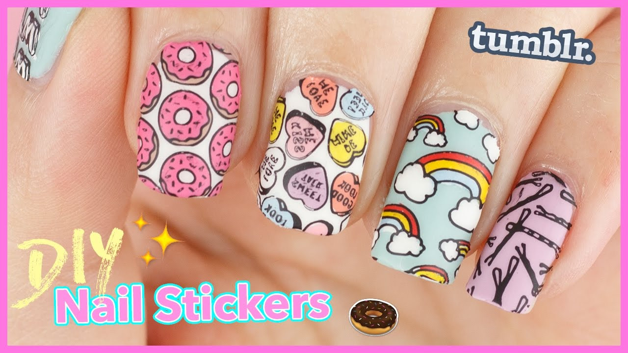 Best ideas about DIY Nails Stickers
. Save or Pin How to DIY Nail Stickers Now.