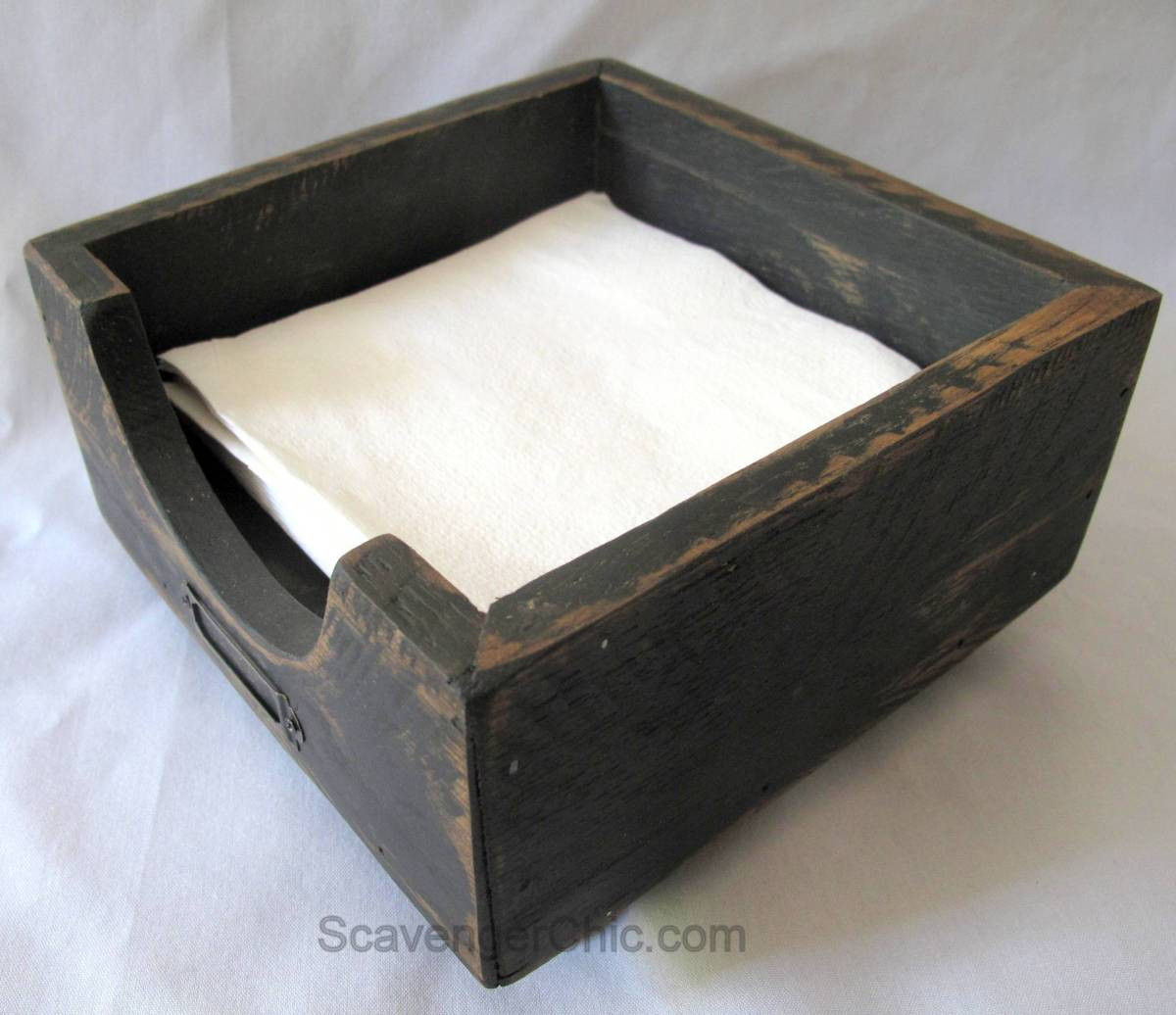 Best ideas about DIY Napkin Holder
. Save or Pin Easy Pallet Wood Napkin Holder – Scavenger Chic Now.