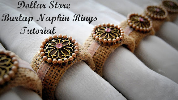 Best ideas about DIY Napkin Rings
. Save or Pin Burlap Napkin Rings Tutorial Dollar Store Project Now.