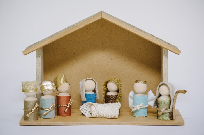 Best ideas about DIY Nativity Scene
. Save or Pin How to Make a Wooden Peg Doll Nativity Set Now.