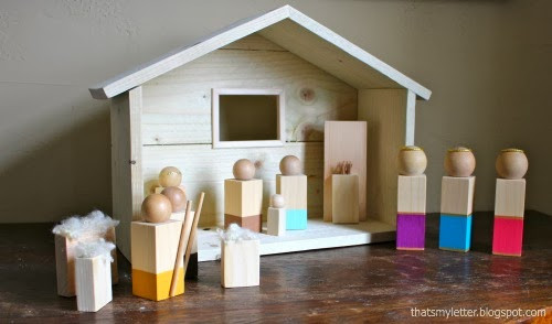 Best ideas about DIY Nativity Scene
. Save or Pin That s My Letter DIY Wood Nativity Figures Now.