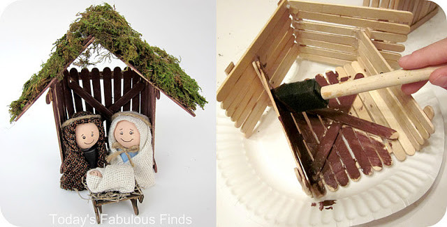 Best ideas about DIY Nativity Stable
. Save or Pin Today s Fabulous Finds Craft Stick and Clay Pot Children Now.