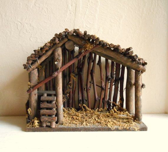 Best ideas about DIY Nativity Stable
. Save or Pin Vintage Wood Manger for Christmas Nativity Scene Empty Now.