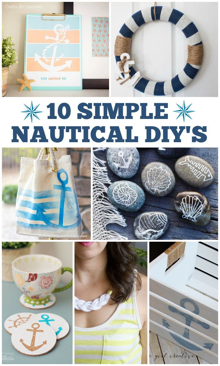 Best ideas about DIY Nautical Decorations
. Save or Pin 10 Simple Nautical DIY s CRAFTS Now.