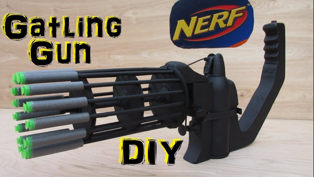 Best ideas about DIY Nerf Gun
. Save or Pin Homemade Nerf Gatling Gun Fully Automatic DIY Now.