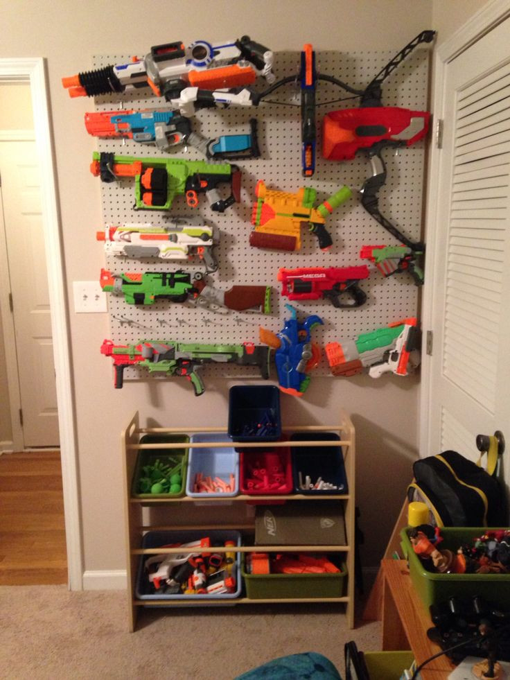 Best ideas about DIY Nerf Gun Rack
. Save or Pin Nerf gun wall storage DIY home project DIY Now.