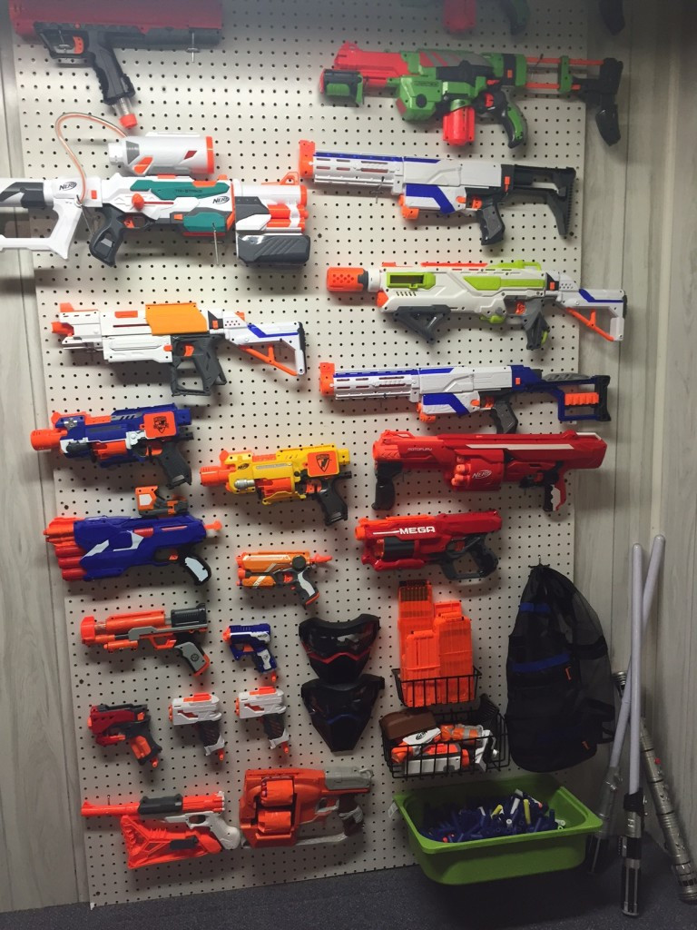 Best ideas about DIY Nerf Gun Rack
. Save or Pin DIY How to Build a Nerf Gun Battle Wall Now.