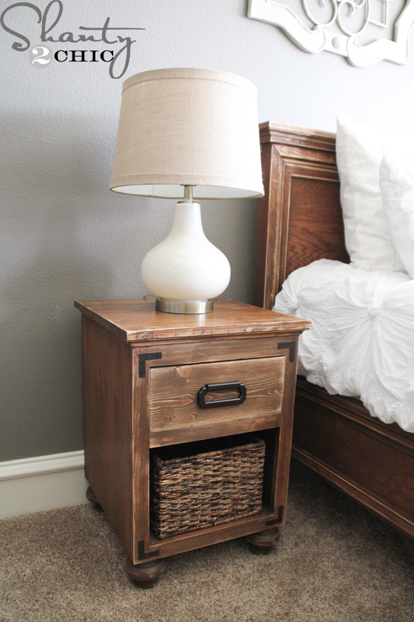 Best ideas about DIY Night Stand
. Save or Pin DIY Nightstand with Bun Feet Shanty 2 Chic Now.