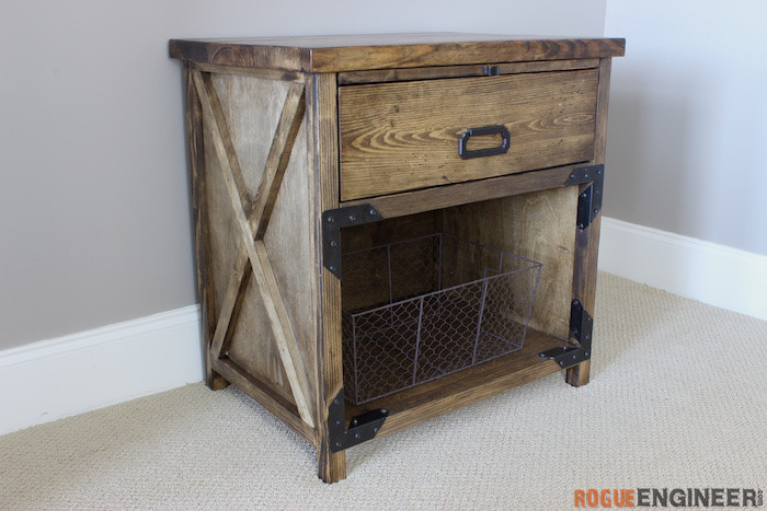 Best ideas about DIY Night Stands
. Save or Pin Simpson DIY Nightstand Plans Rogue Engineer Now.