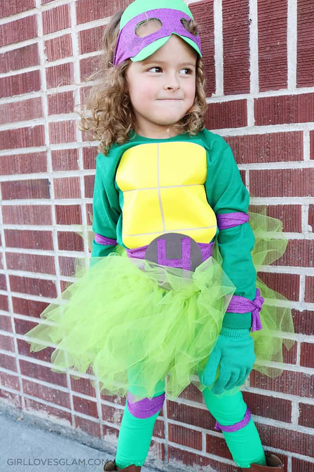 Best ideas about DIY Ninja Turtle Costume
. Save or Pin DIY No Sew Ninja Turtle Costume for Girls Girl Loves Glam Now.