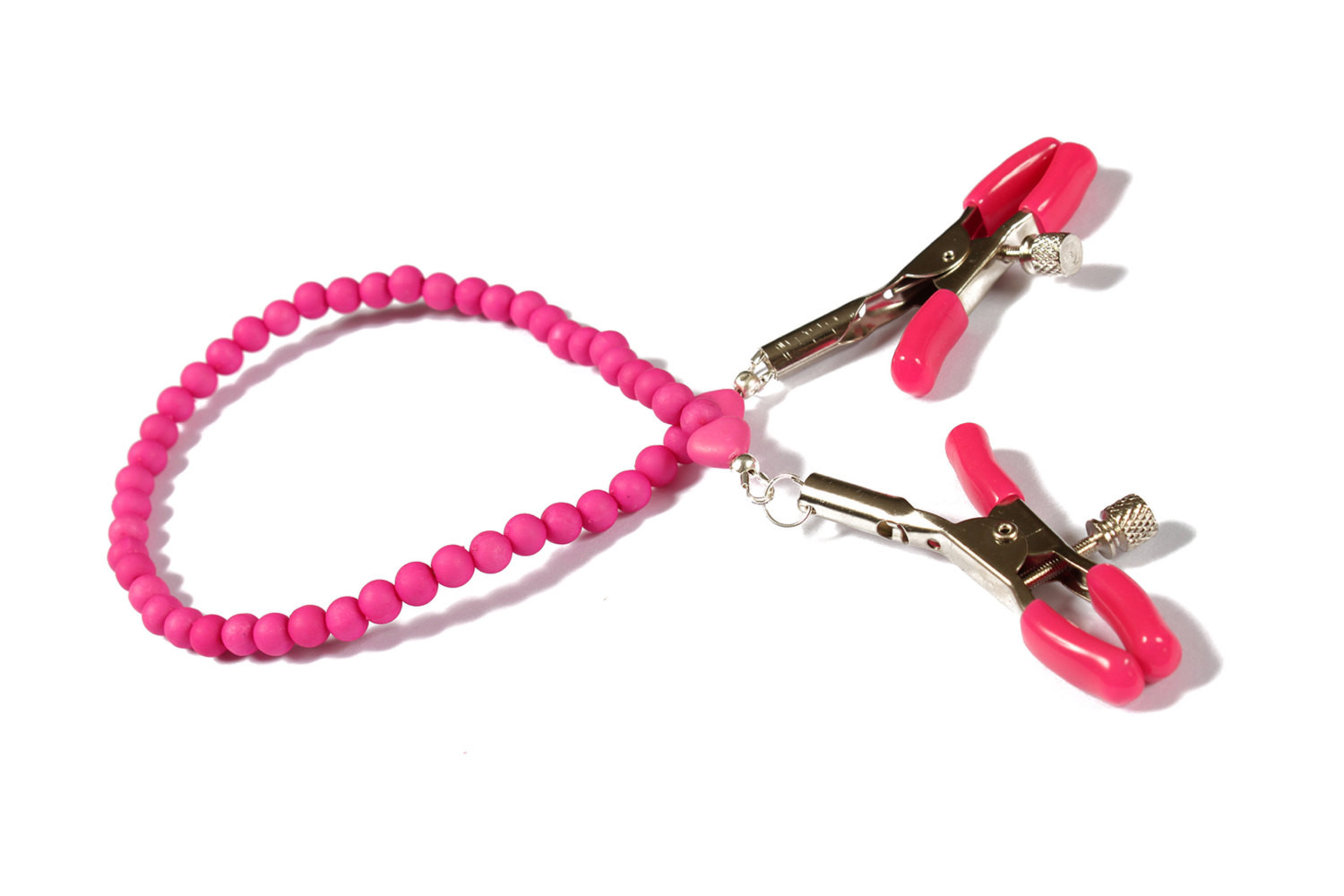 Best ideas about DIY Nipple Clamps
. Save or Pin Pink hearts beaded nipple clamps for BDSM play accessories Now.