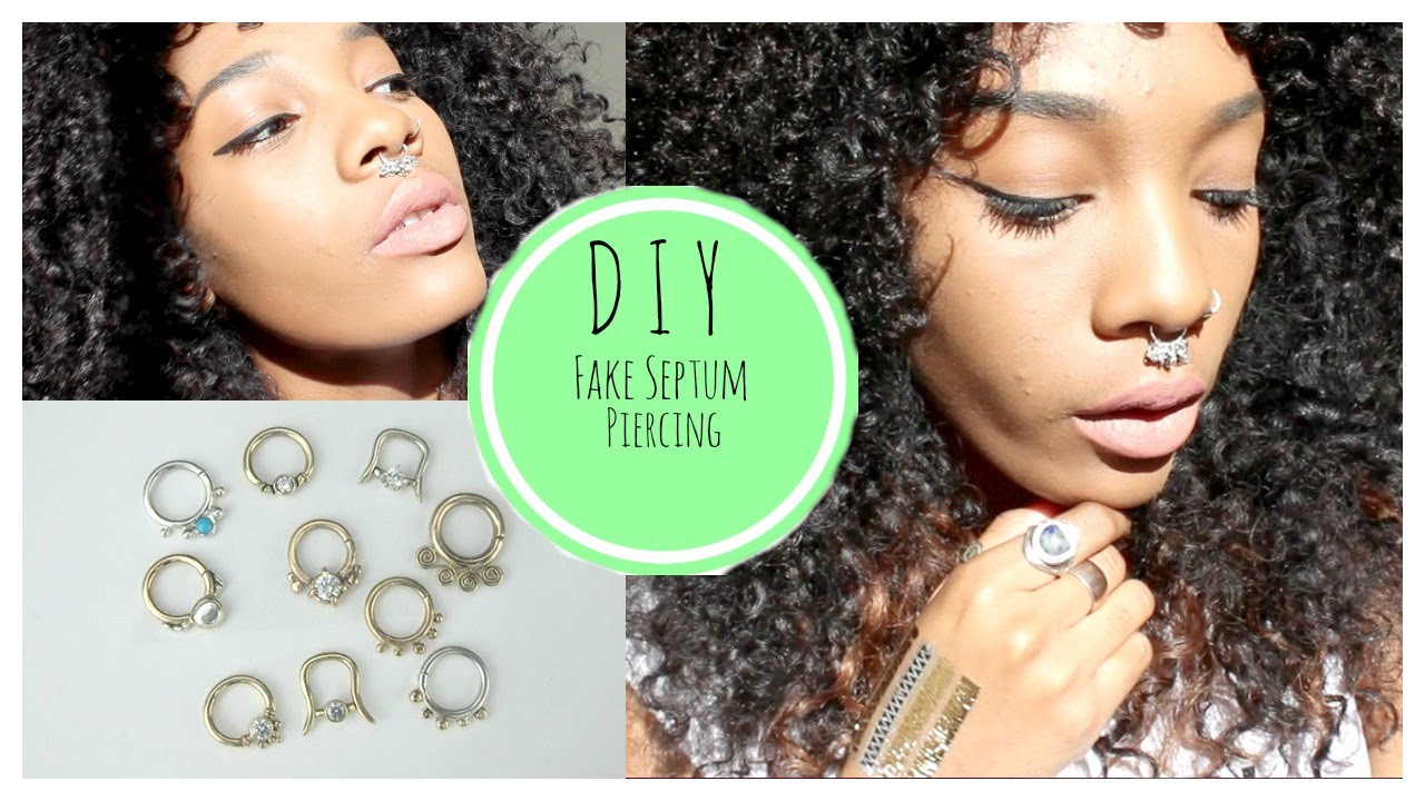 Best ideas about DIY Nose Piercings
. Save or Pin DIY Fake Septum Piercing Popular on Tumblr NO MONEY Now.