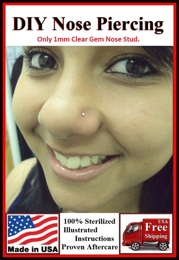 Best ideas about DIY Nose Piercings
. Save or Pin DIY Freehand Sterilized Nose Piercing Kit – xtc jewelry Now.