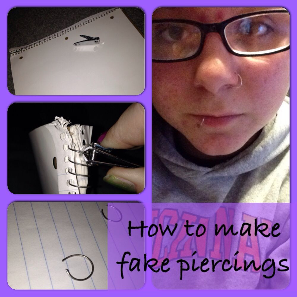 Best ideas about DIY Nose Piercings
. Save or Pin How to make fake piercings that don t actually go through Now.