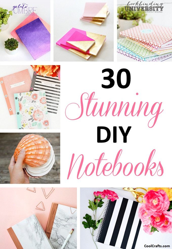 Best ideas about DIY Notebook Cover
. Save or Pin 30 Customizable DIY Notebook Covers • Cool Crafts Now.